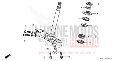 STEERING STEM ST1300A4 de 2004